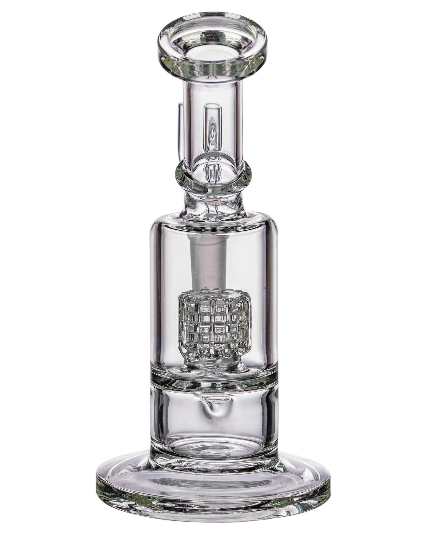 Mini Dab Rig with Barrel Perc