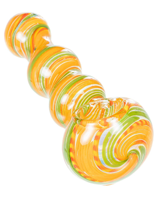 Multi-Color Spiral Hand Pipe - East Loud