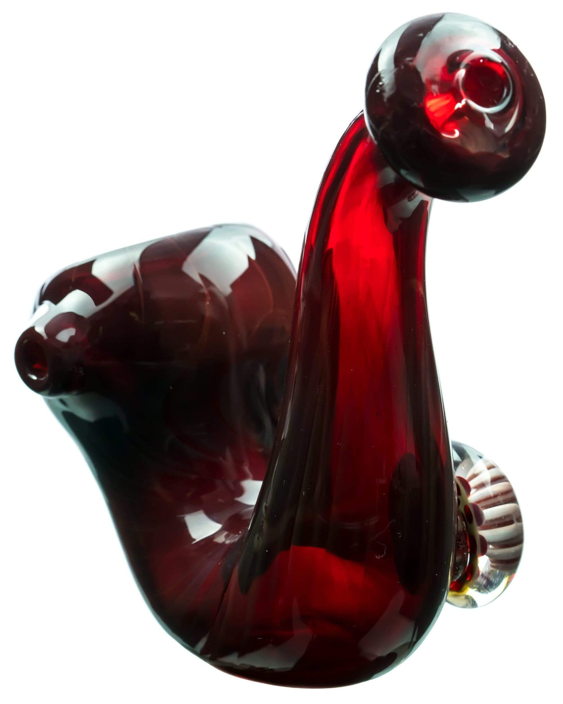 Mushroom Milli Thick Glass Sherlock Pipe - view 5
