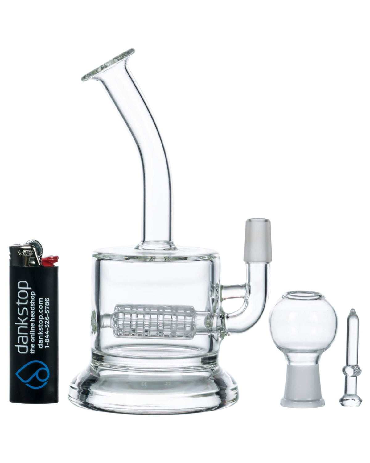 Nano Puck Dab Rig with Inline Barrel Perc - view 5