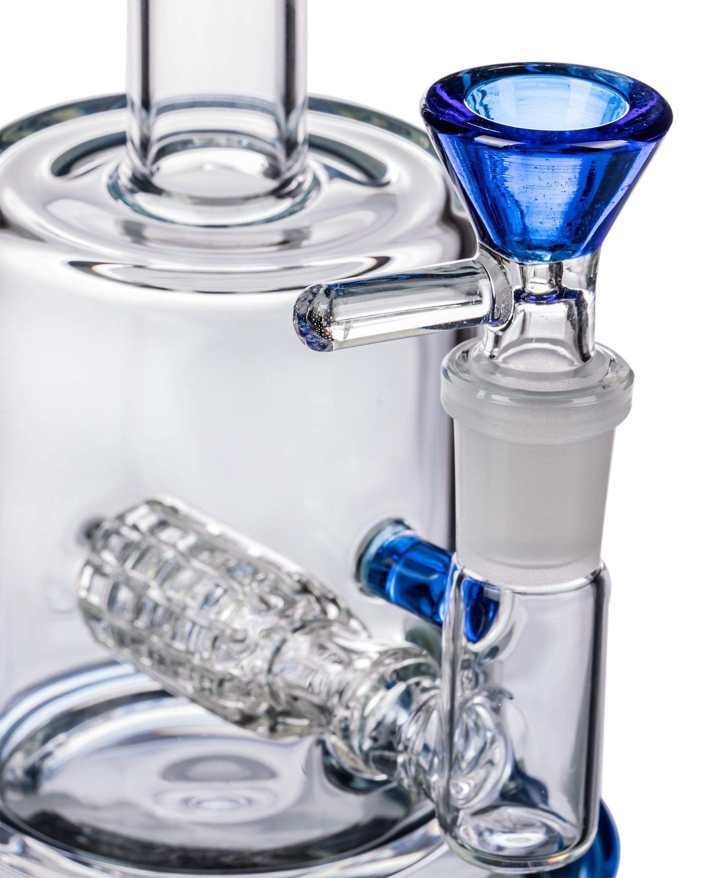 Nano Puck Dab Rig with Inline Barrel Perc w/ Female Joint - view 3
