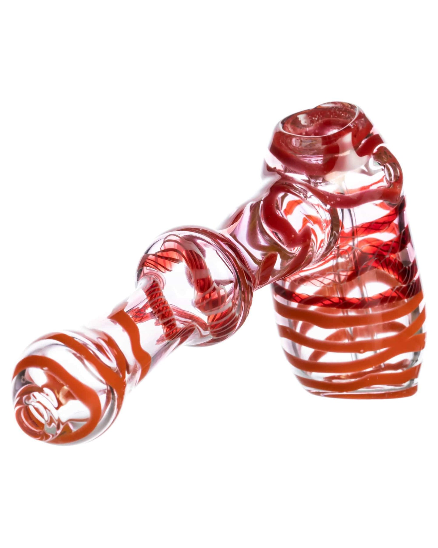 Pink Fumed Hammer Style Bubbler