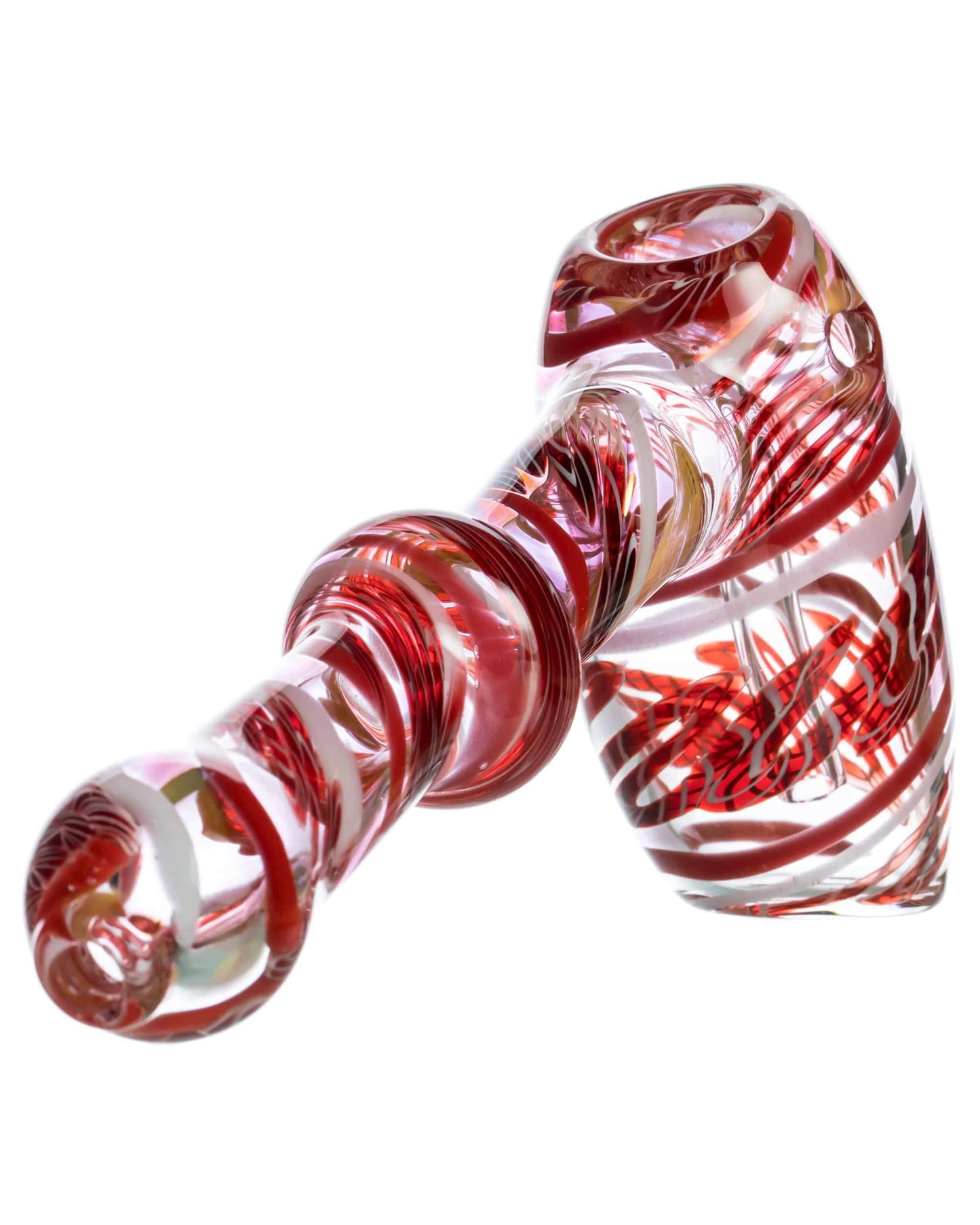 Pink Fumed Hammer Style Bubbler