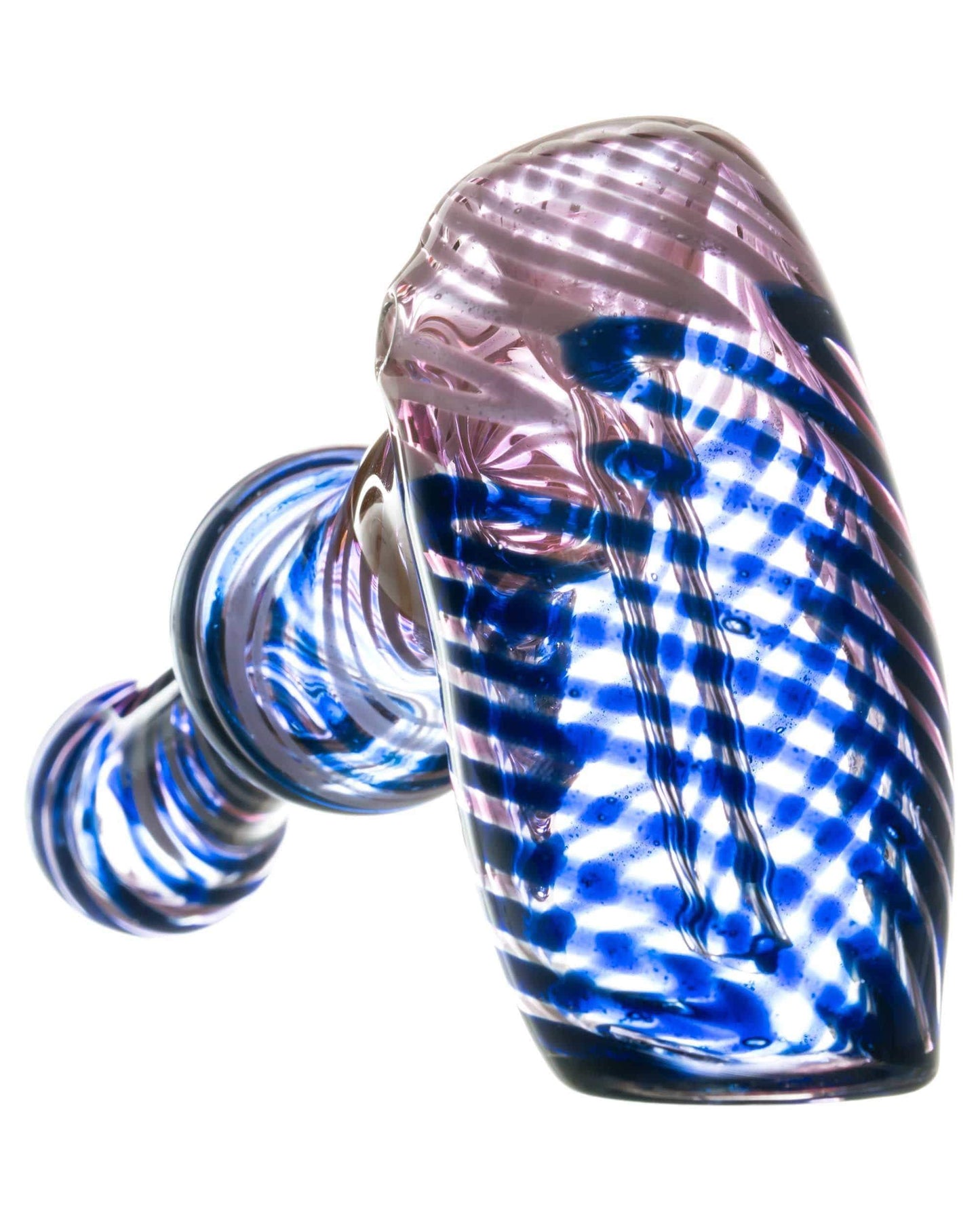 Pink Fumed Hammer Style Bubbler