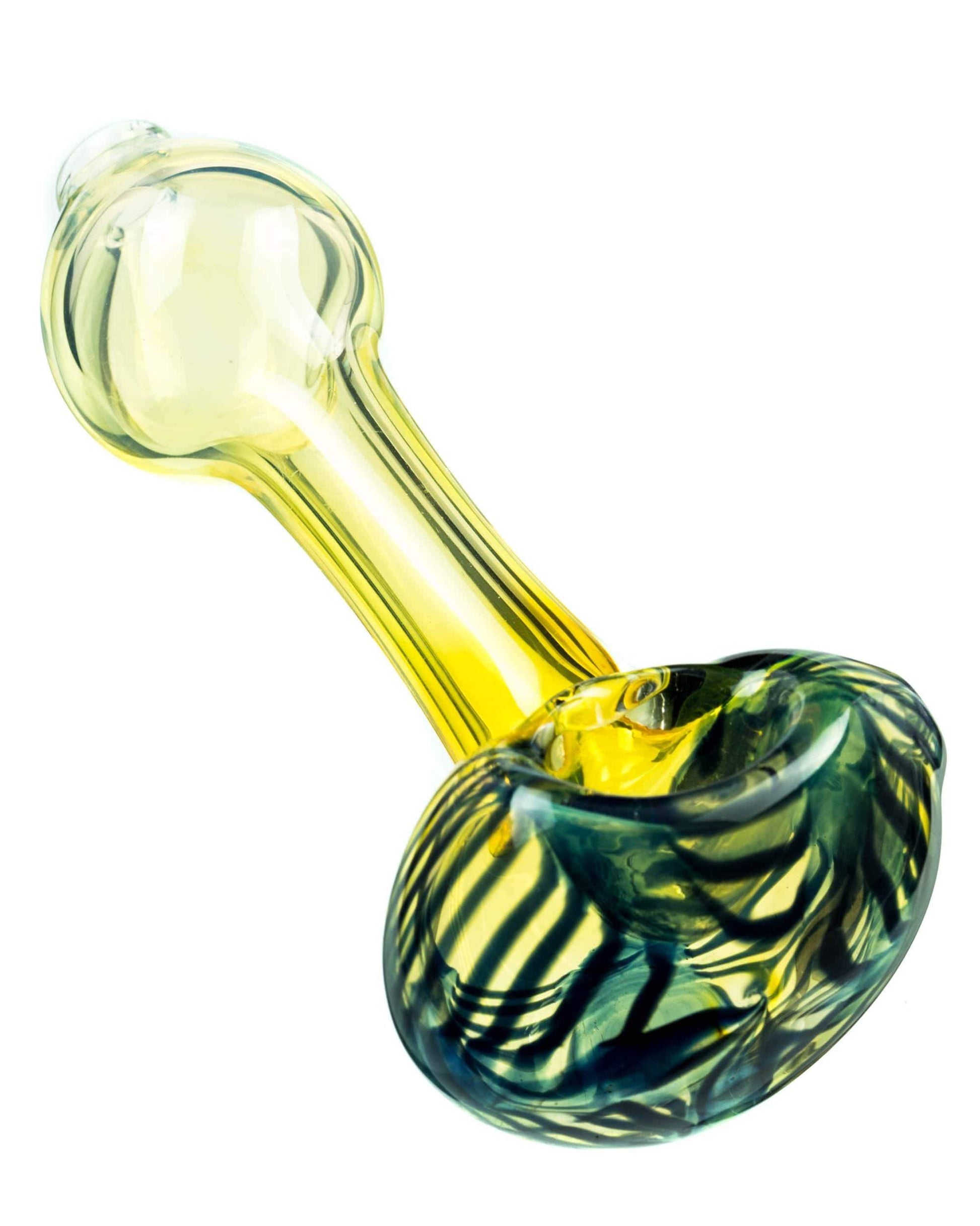Raked Face Fumed Spoon Pipe - view 7