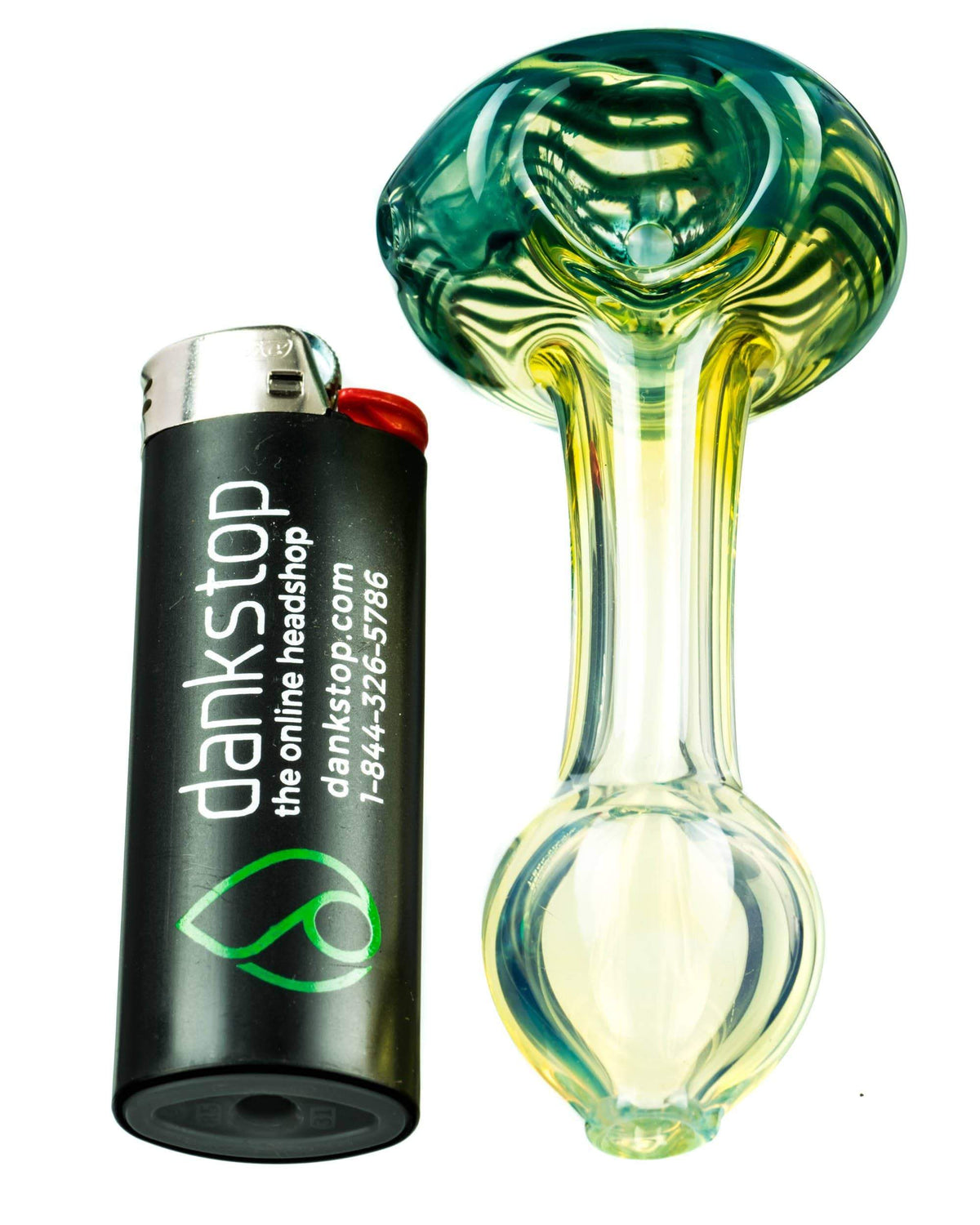 Raked Face Fumed Spoon Pipe - view 4