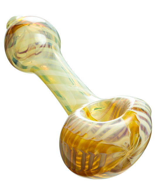 Raked Face Spiral Fumed Spoon Pipe - East Loud