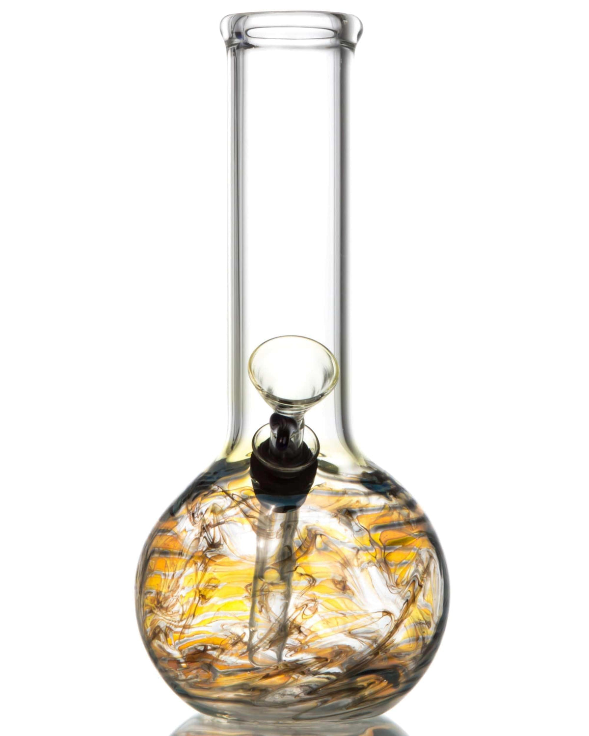 Raked Tiger Stripe Accented Beaker Bong - view 3