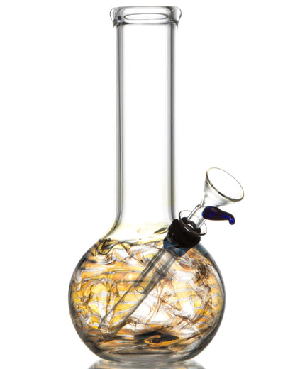 Raked Tiger Stripe Accented Beaker Bong - East Loud