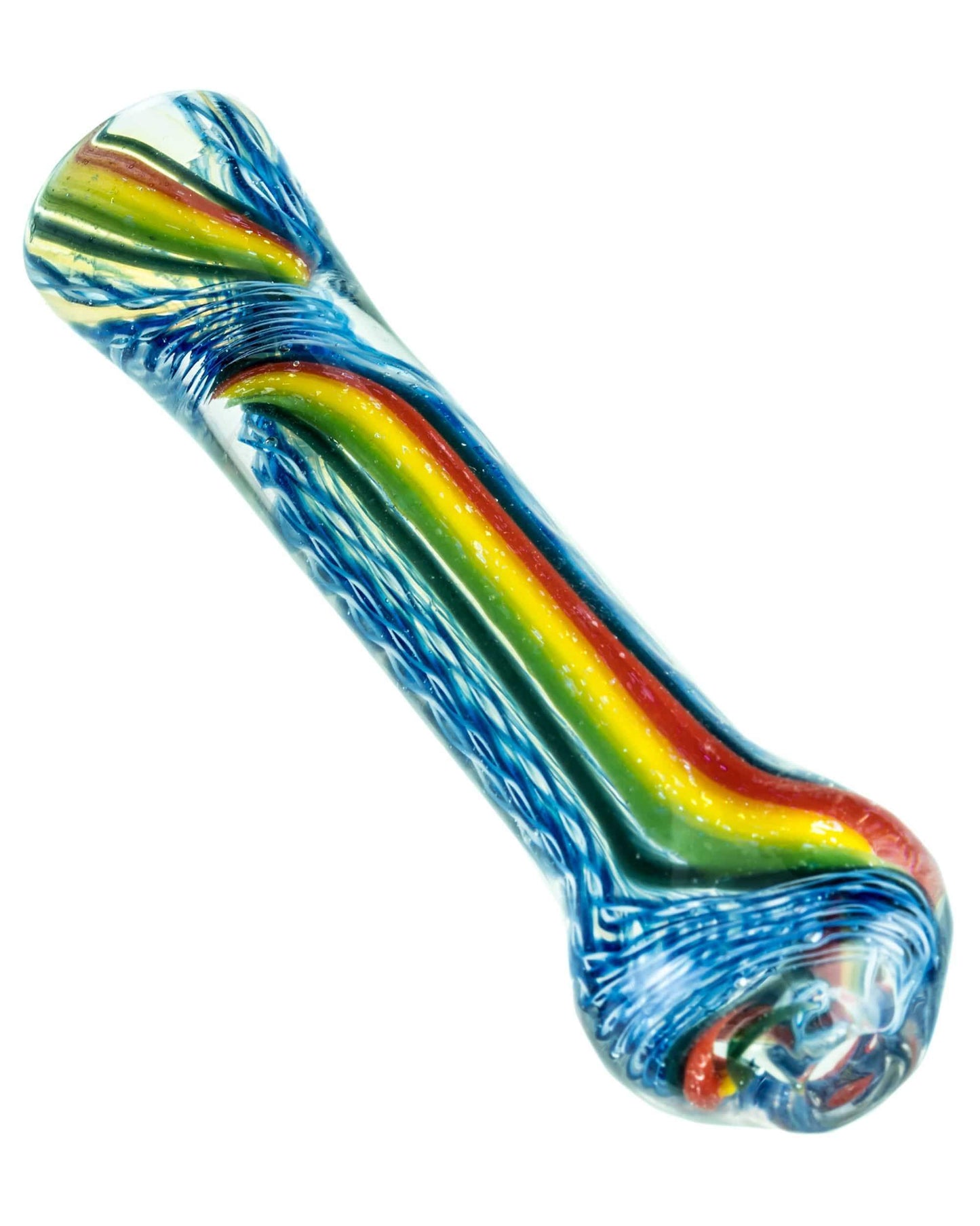 Rasta Stripe Chillum - view 2