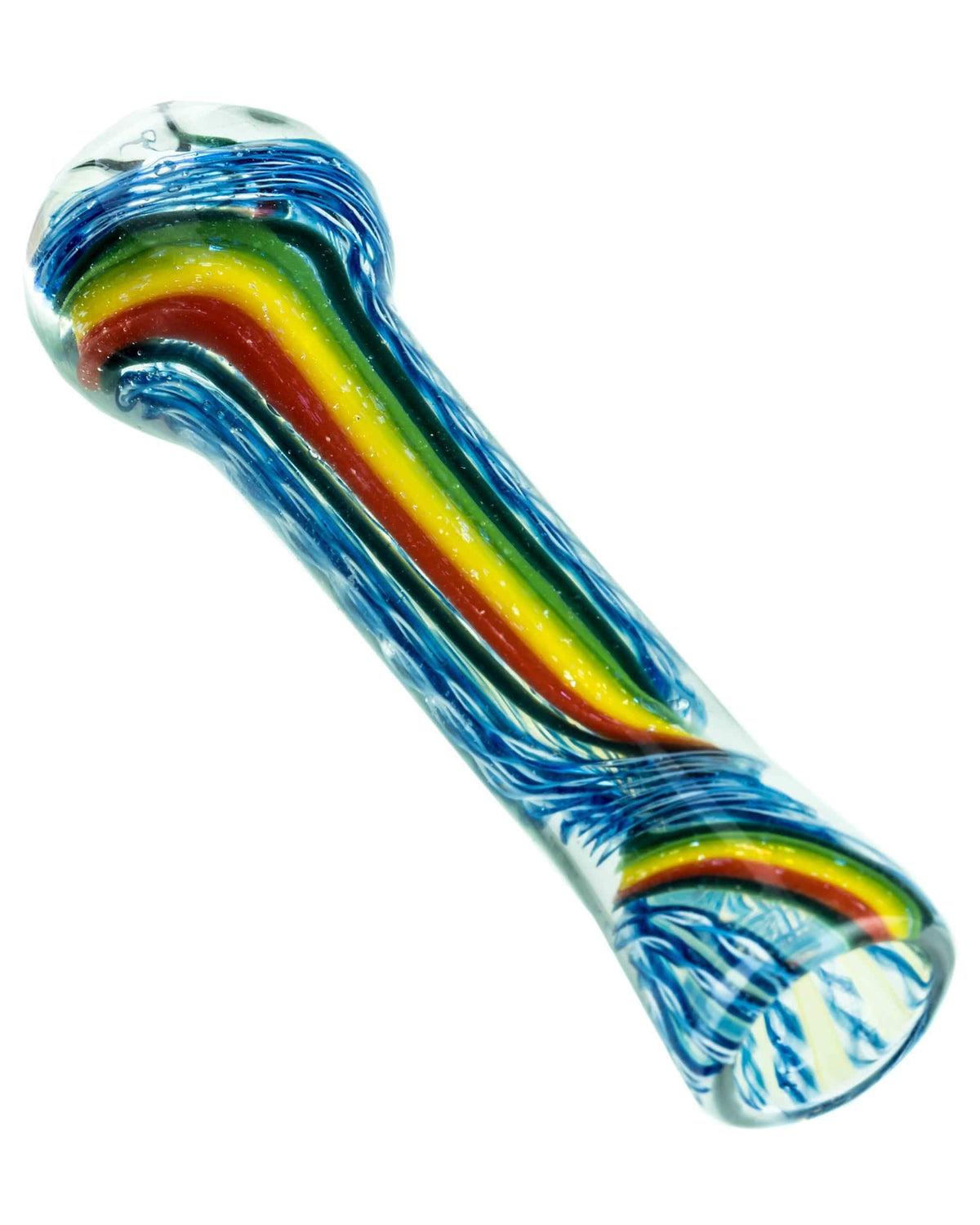 Rasta Stripe Chillum - view 3