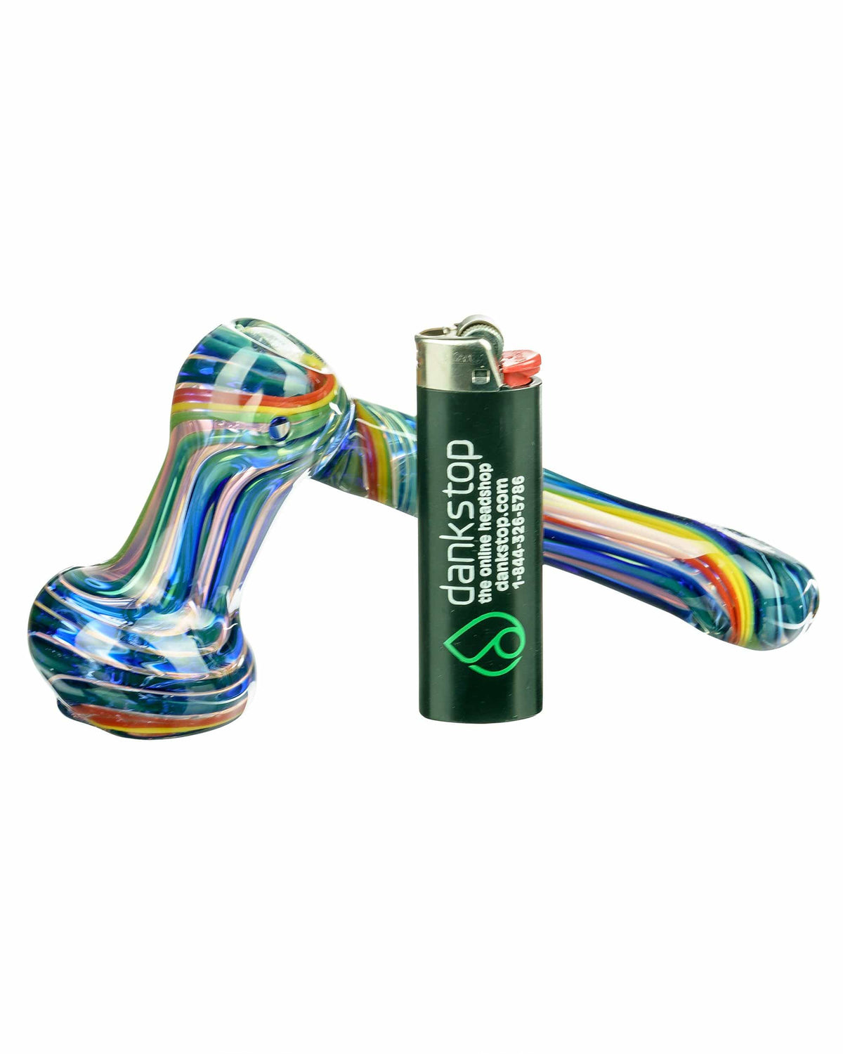Rasta Swirl Hammer Bubbler