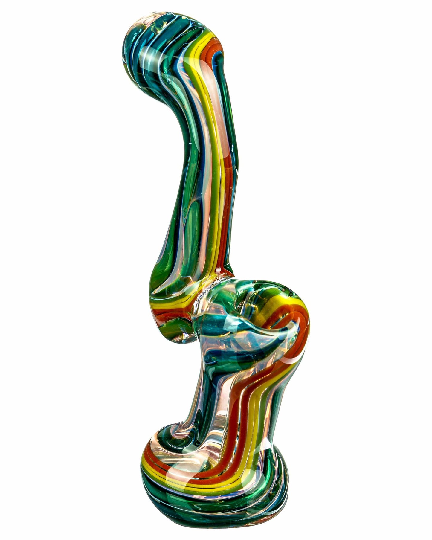 Rasta Swirl Sherlock Bubbler