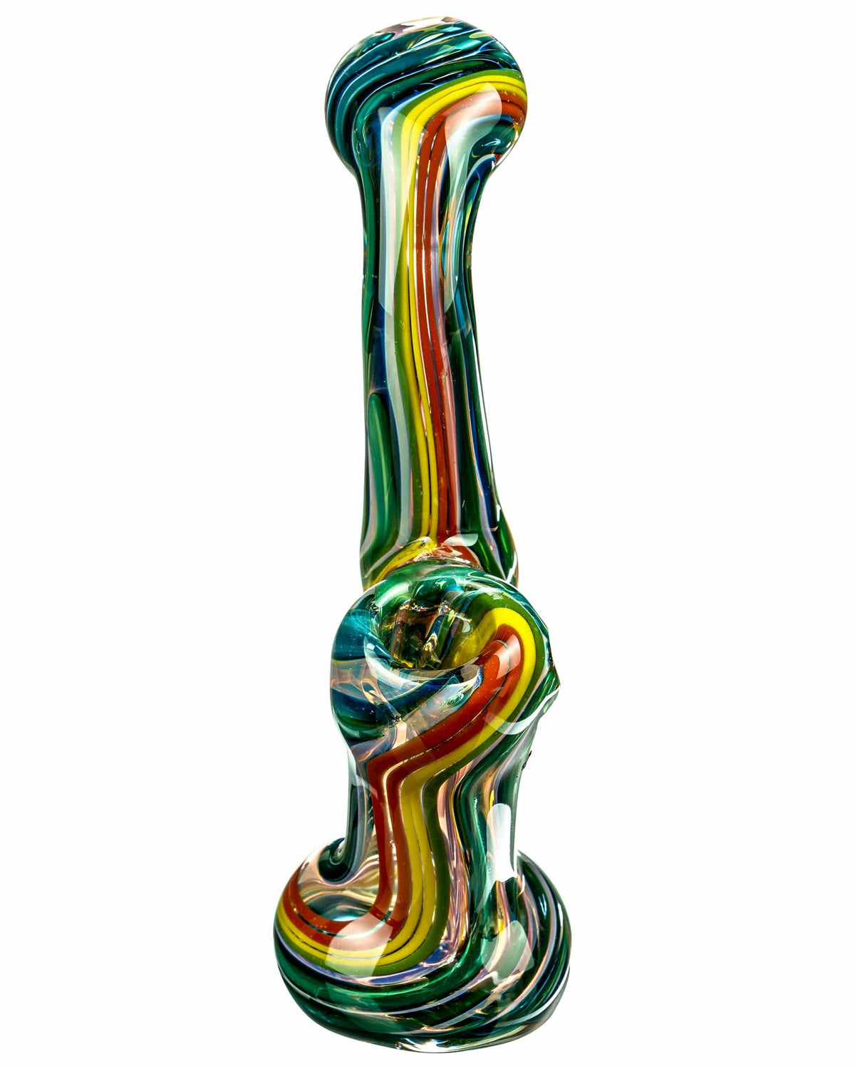 Rasta Swirl Sherlock Bubbler