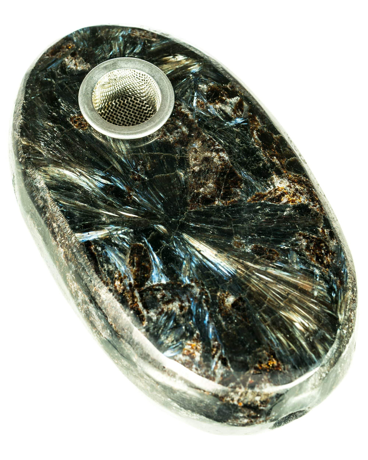 Round Australite Stone Pipe
