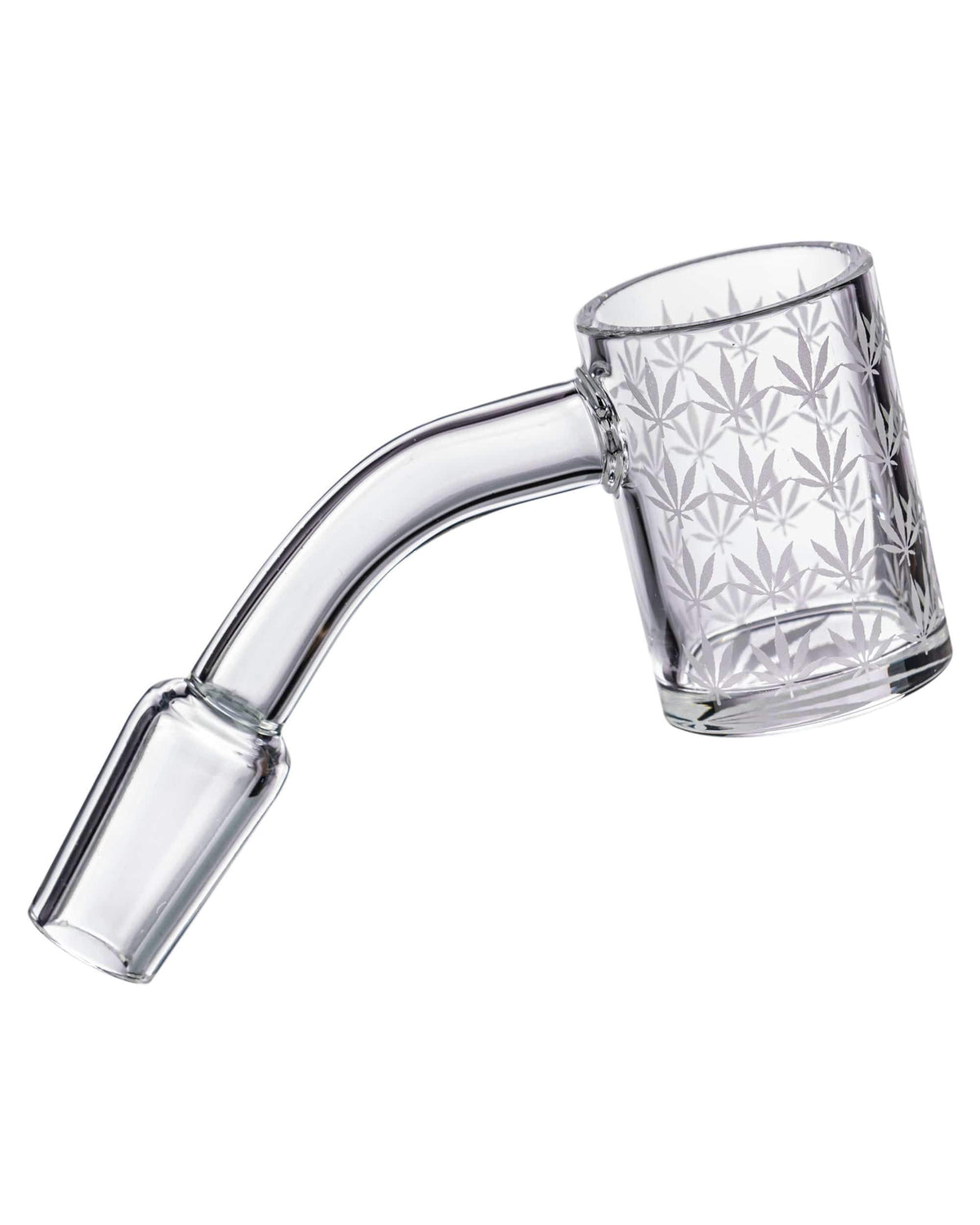 Sand Blasted Wide Quartz Banger - view 2