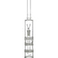 Skinny Triple Honeycomb Perc Water Pipe - view 5