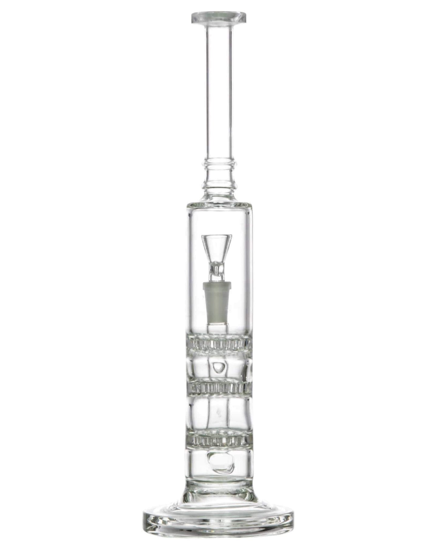 Skinny Triple Honeycomb Perc Water Pipe - view 5