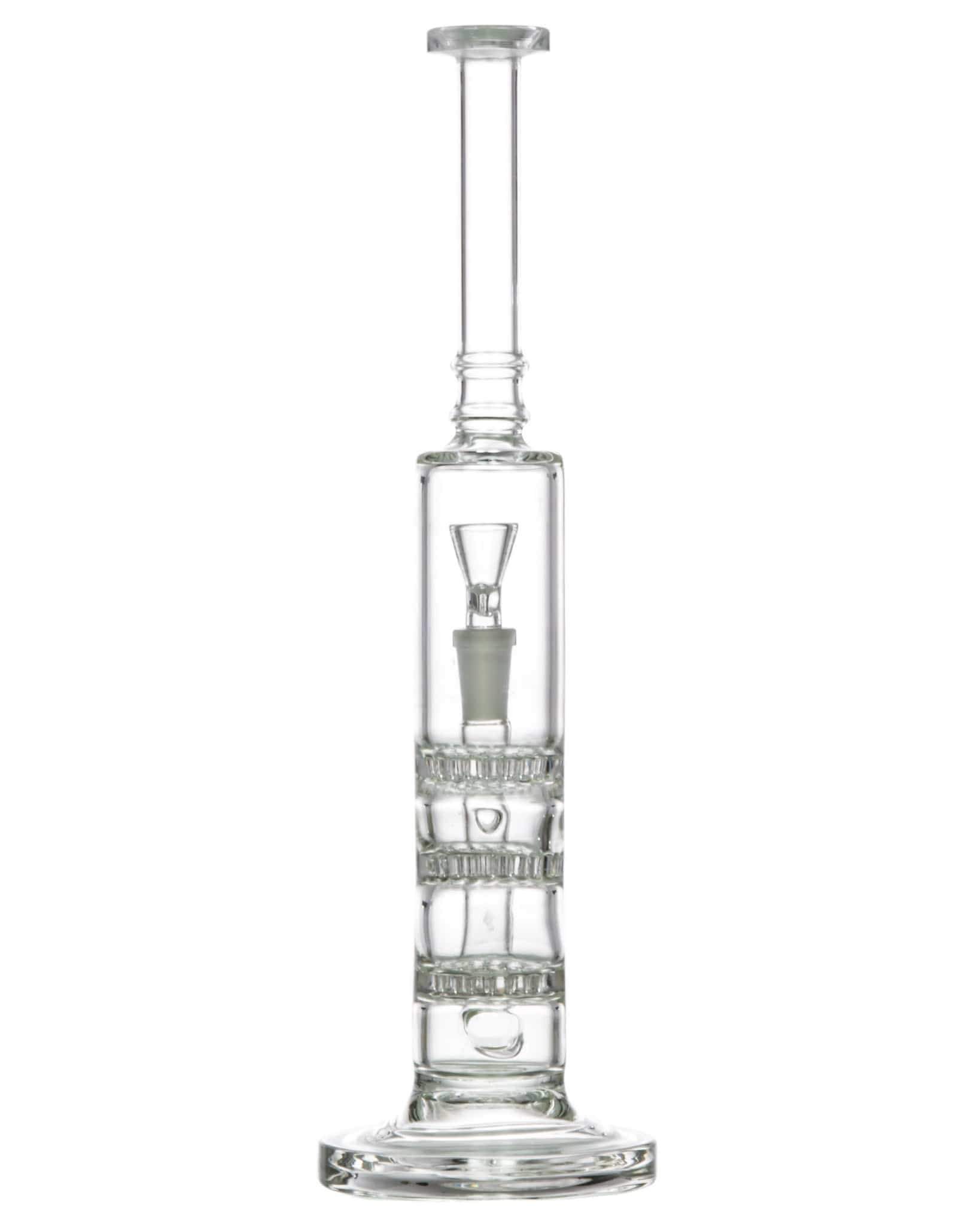 Skinny Triple Honeycomb Perc Water Pipe - view 5