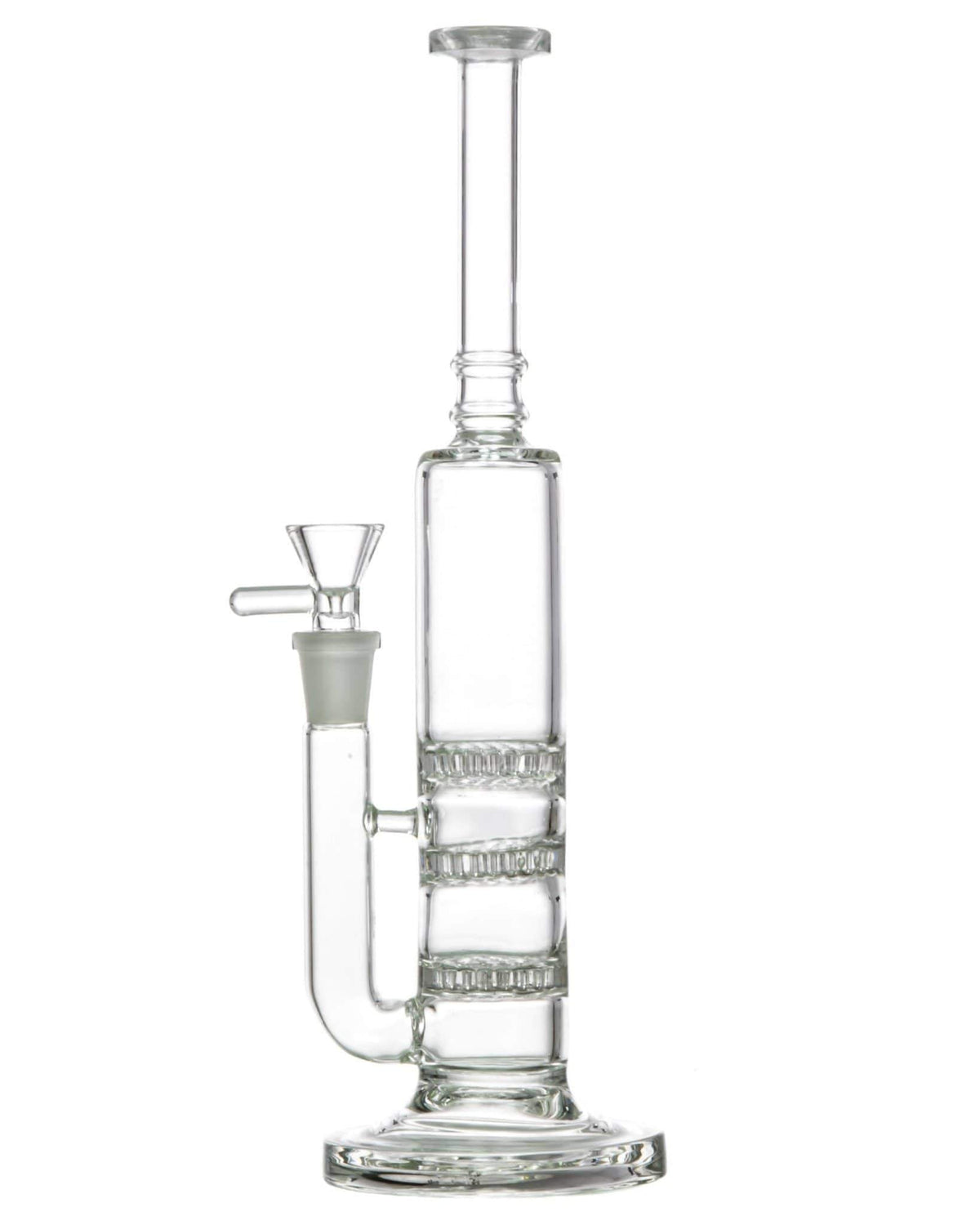 Skinny Triple Honeycomb Perc Water Pipe - view 4