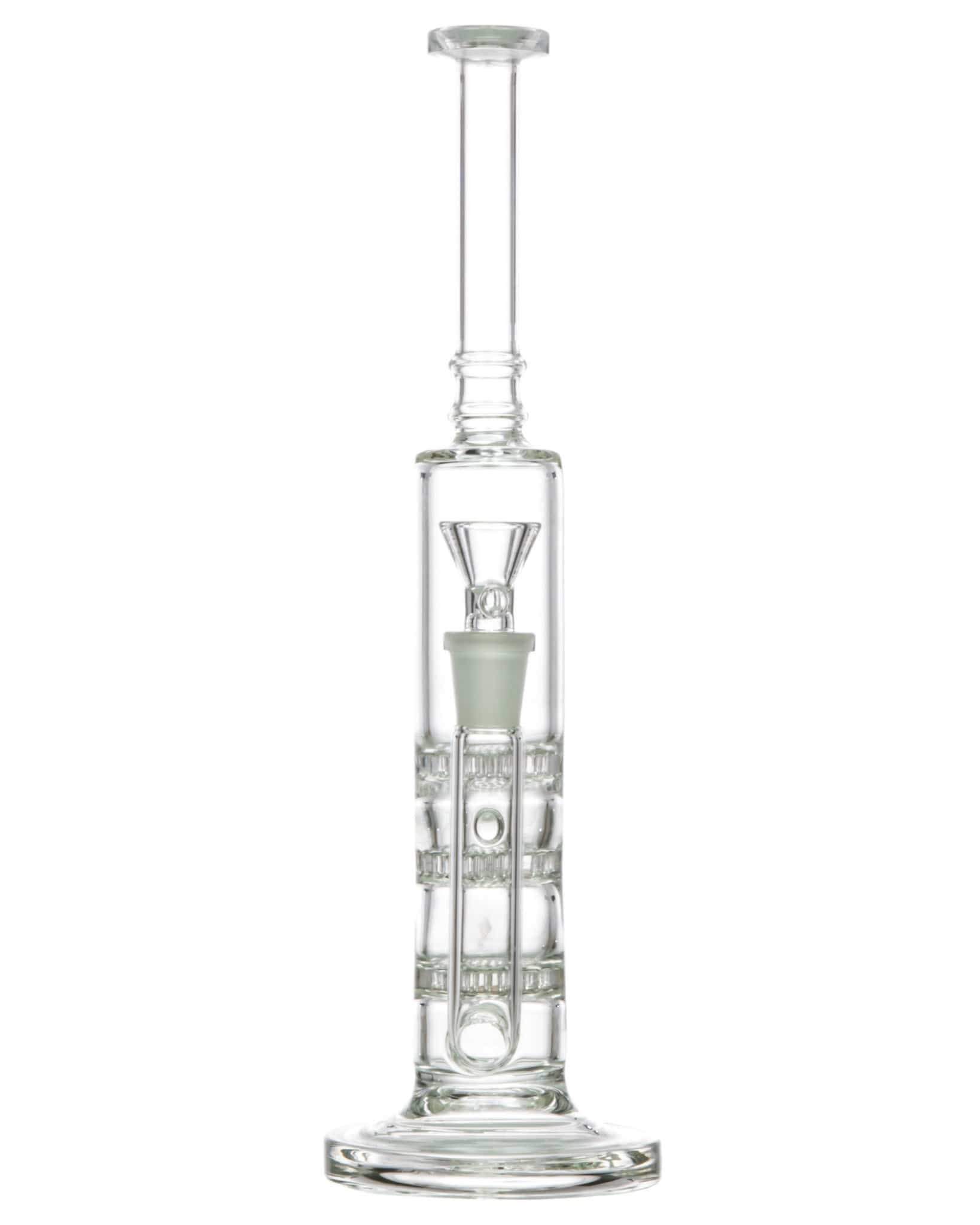 Skinny Triple Honeycomb Perc Water Pipe - view 3