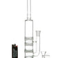 Skinny Triple Honeycomb Perc Water Pipe - view 6