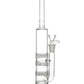 Skinny Triple Honeycomb Perc Water Pipe - view 2