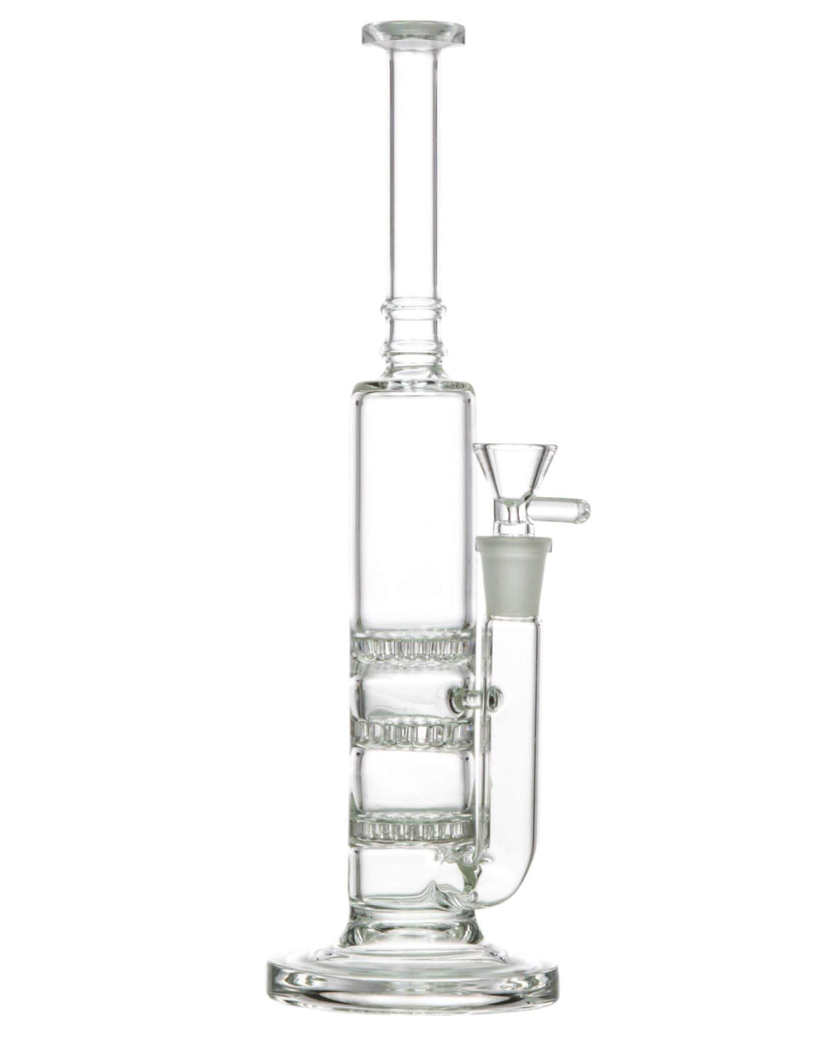 Skinny Triple Honeycomb Perc Water Pipe - view 2