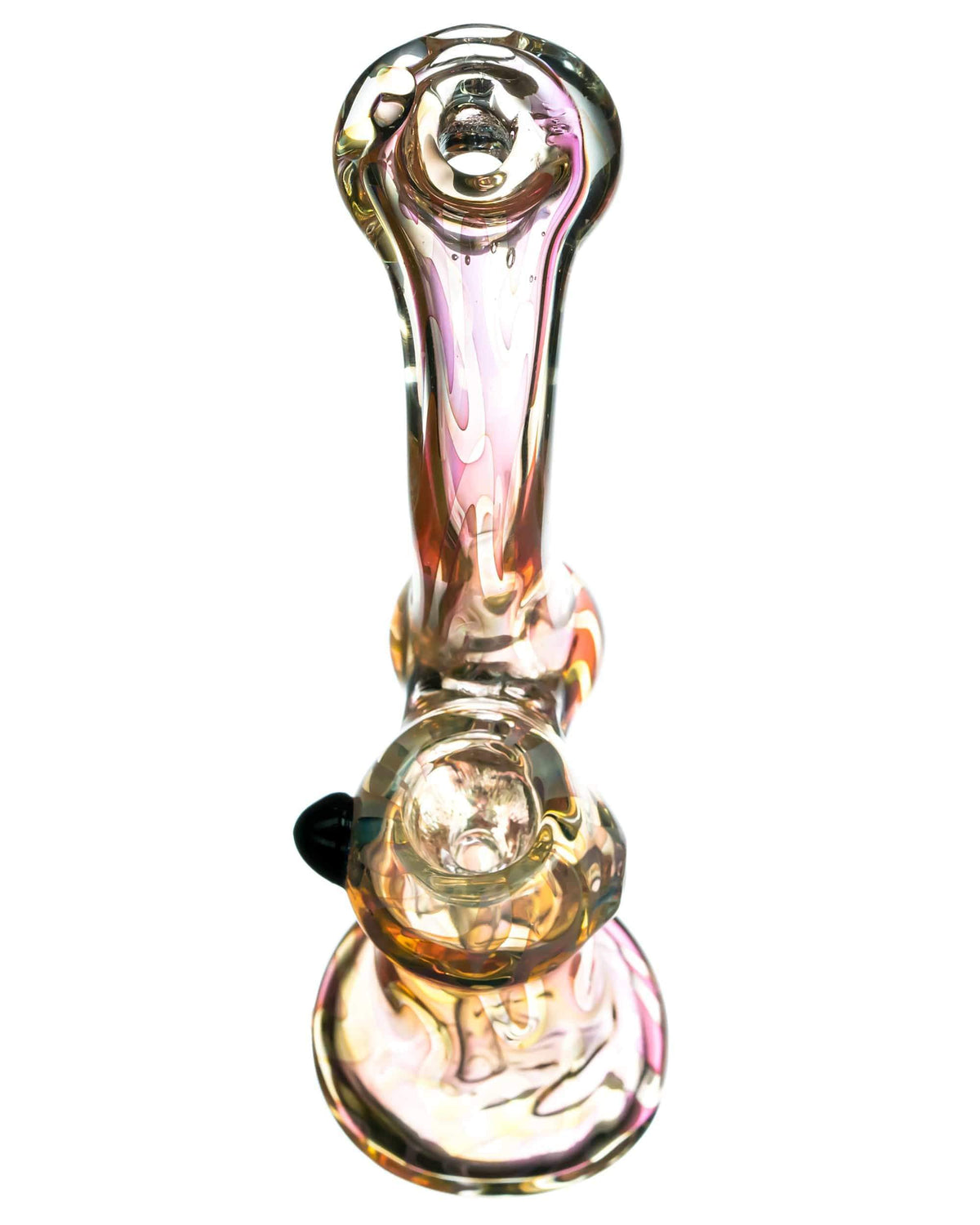 Swirl Fumed Bubbler with Doughnut Mouthpiece - view 6