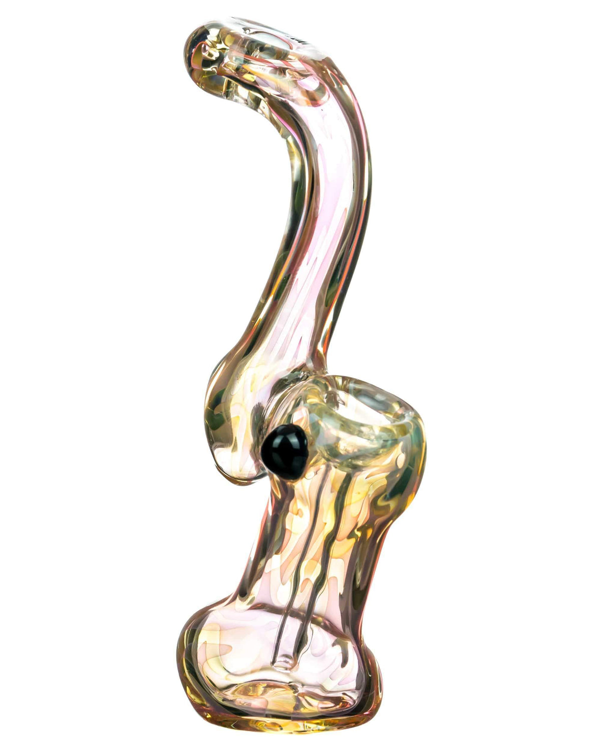 Swirl Fumed Bubbler with Doughnut Mouthpiece - East Loud