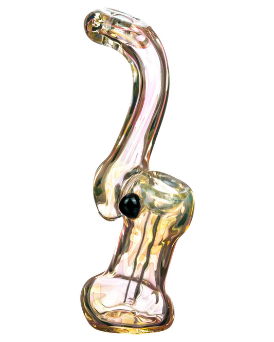 Swirl Fumed Bubbler with Doughnut Mouthpiece - East Loud
