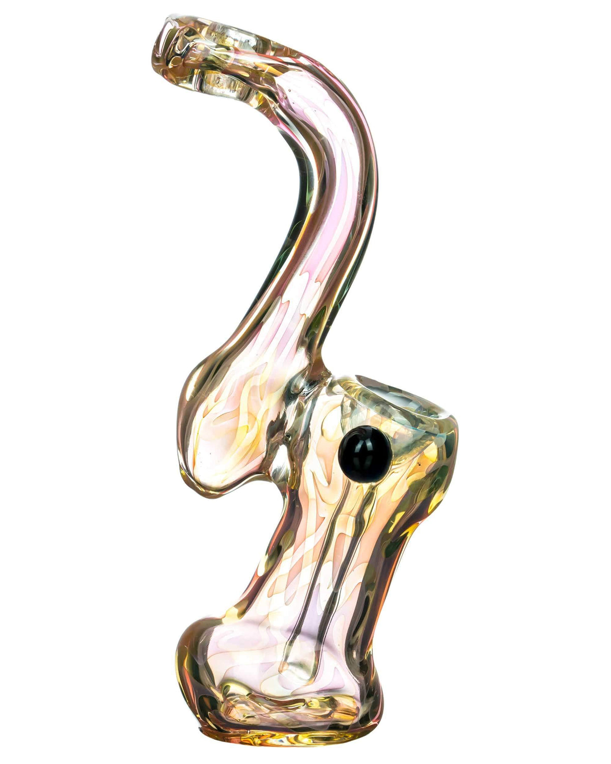 Swirl Fumed Bubbler with Doughnut Mouthpiece - view 5