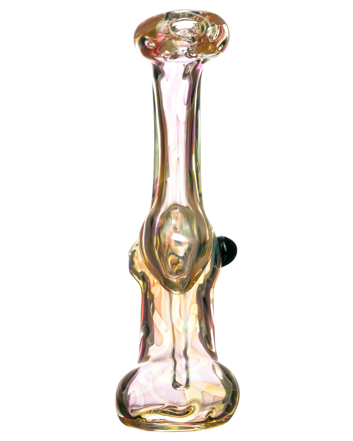 Swirl Fumed Bubbler with Doughnut Mouthpiece - view 4