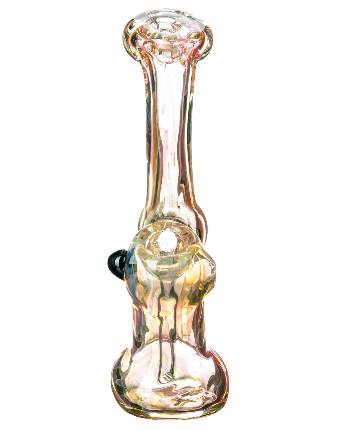 Swirl Fumed Bubbler with Doughnut Mouthpiece - view 2