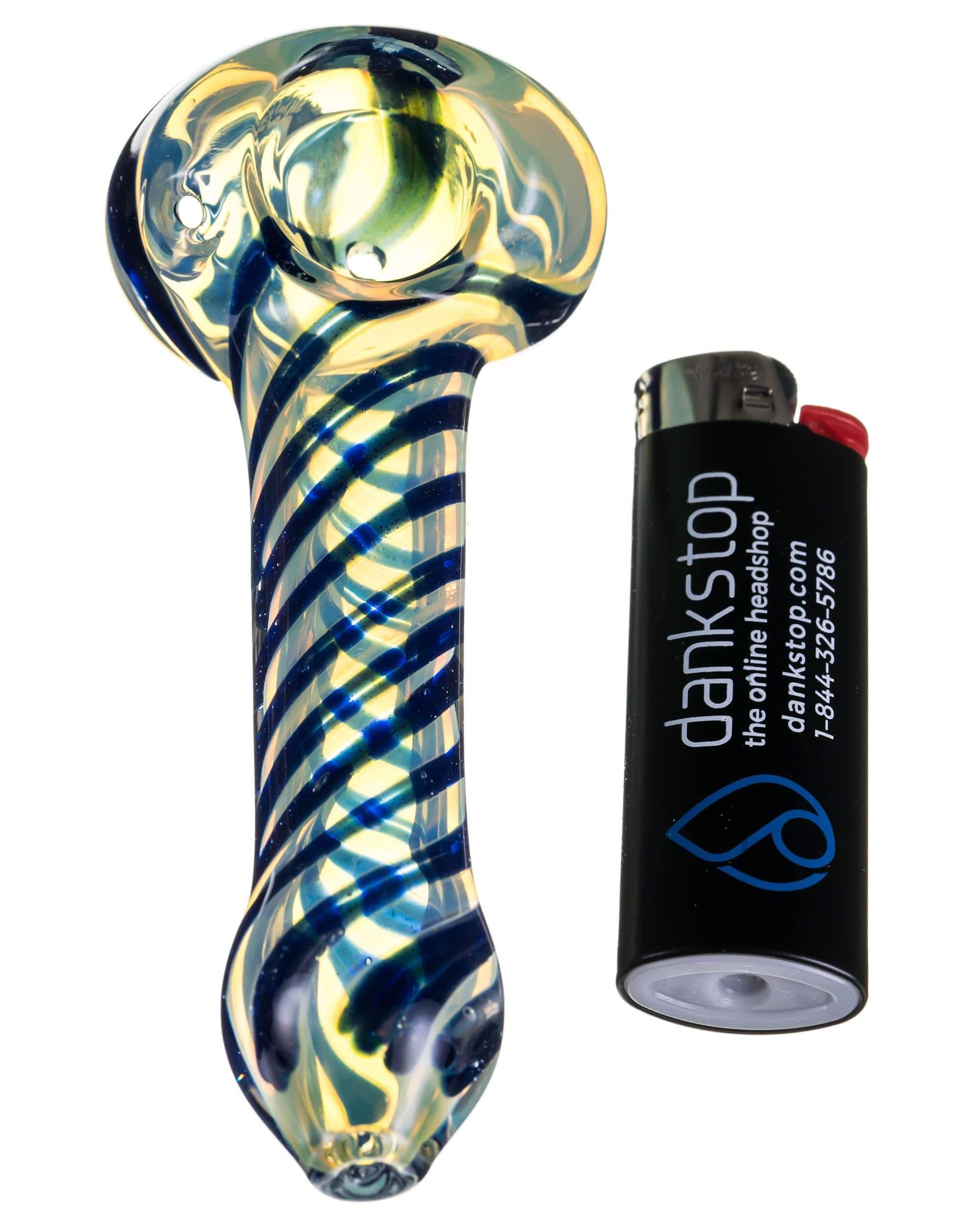 Swirled Fumed Hand Pipe - view 7