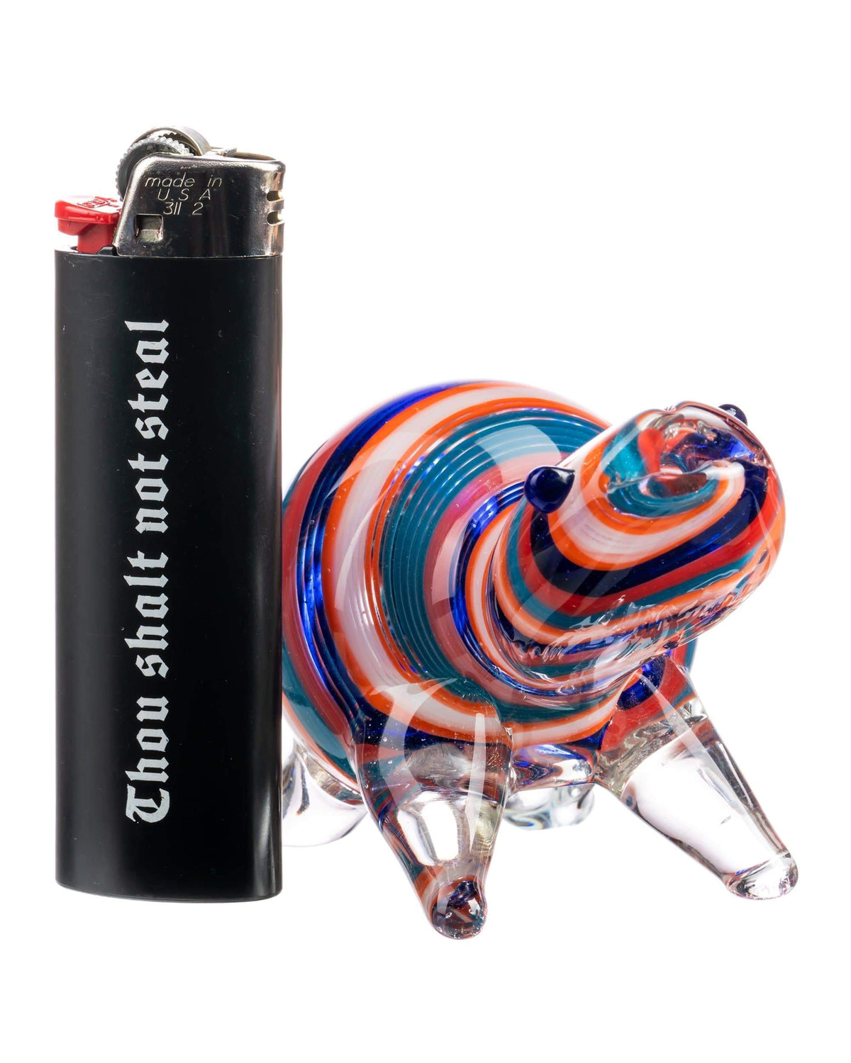Swirly Turtle Hand Pipe - view 7