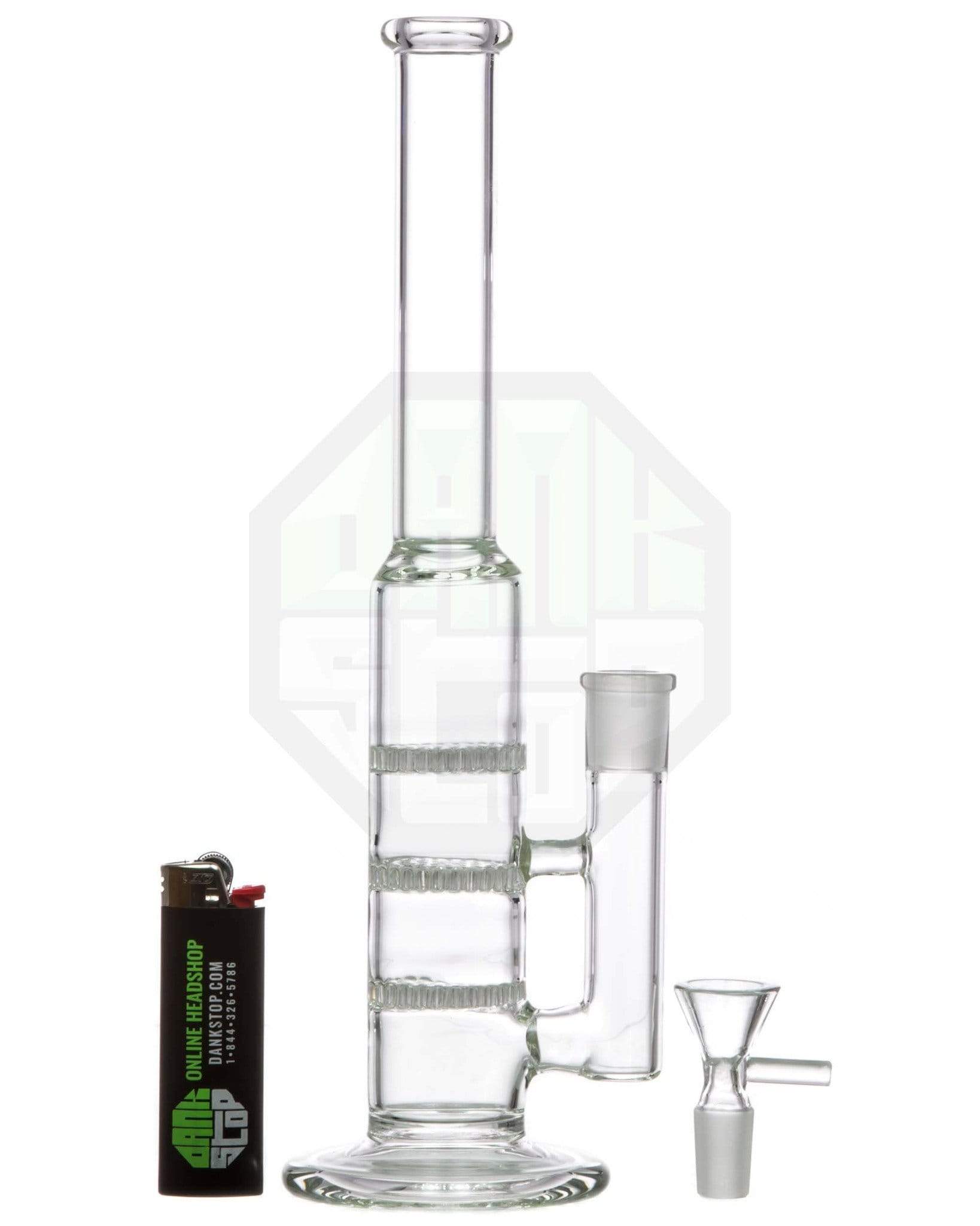 Triple Honeycomb Perc Stemless Water Pipe - view 5
