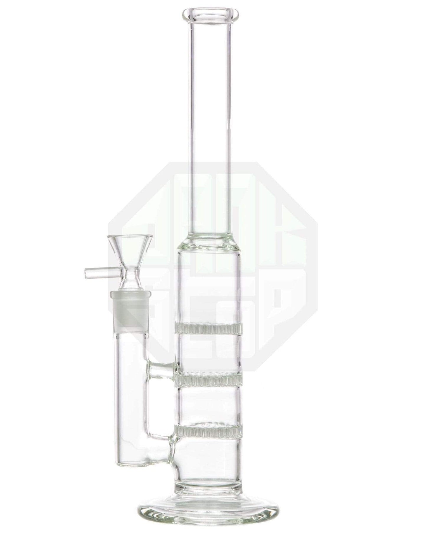 Triple Honeycomb Perc Stemless Water Pipe - view 3