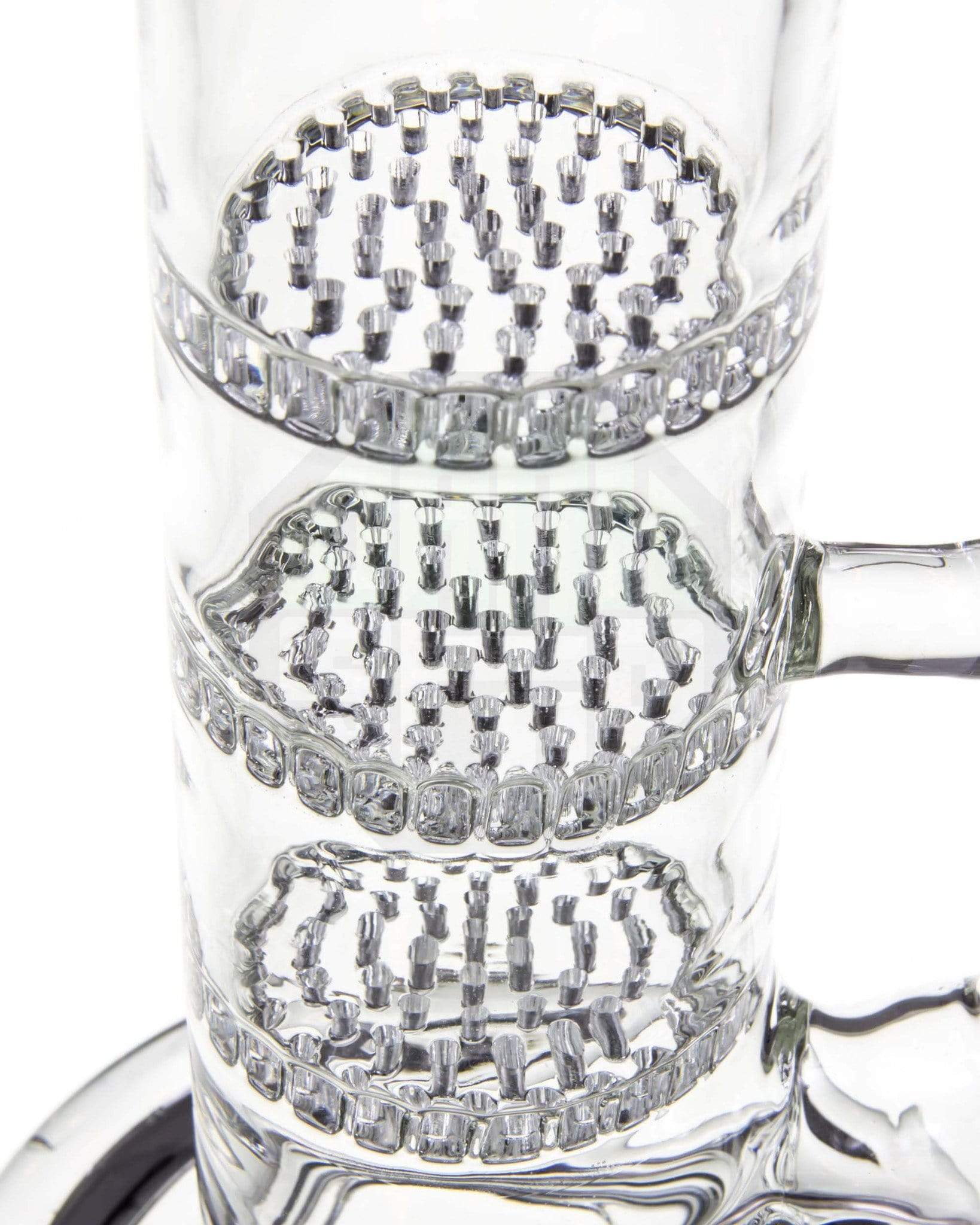 Triple Honeycomb Perc Stemless Water Pipe - view 6
