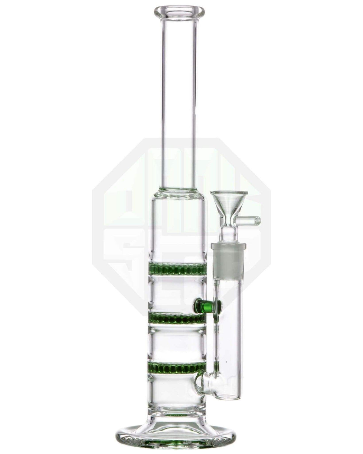 Triple Honeycomb Perc Stemless Water Pipe - view 7