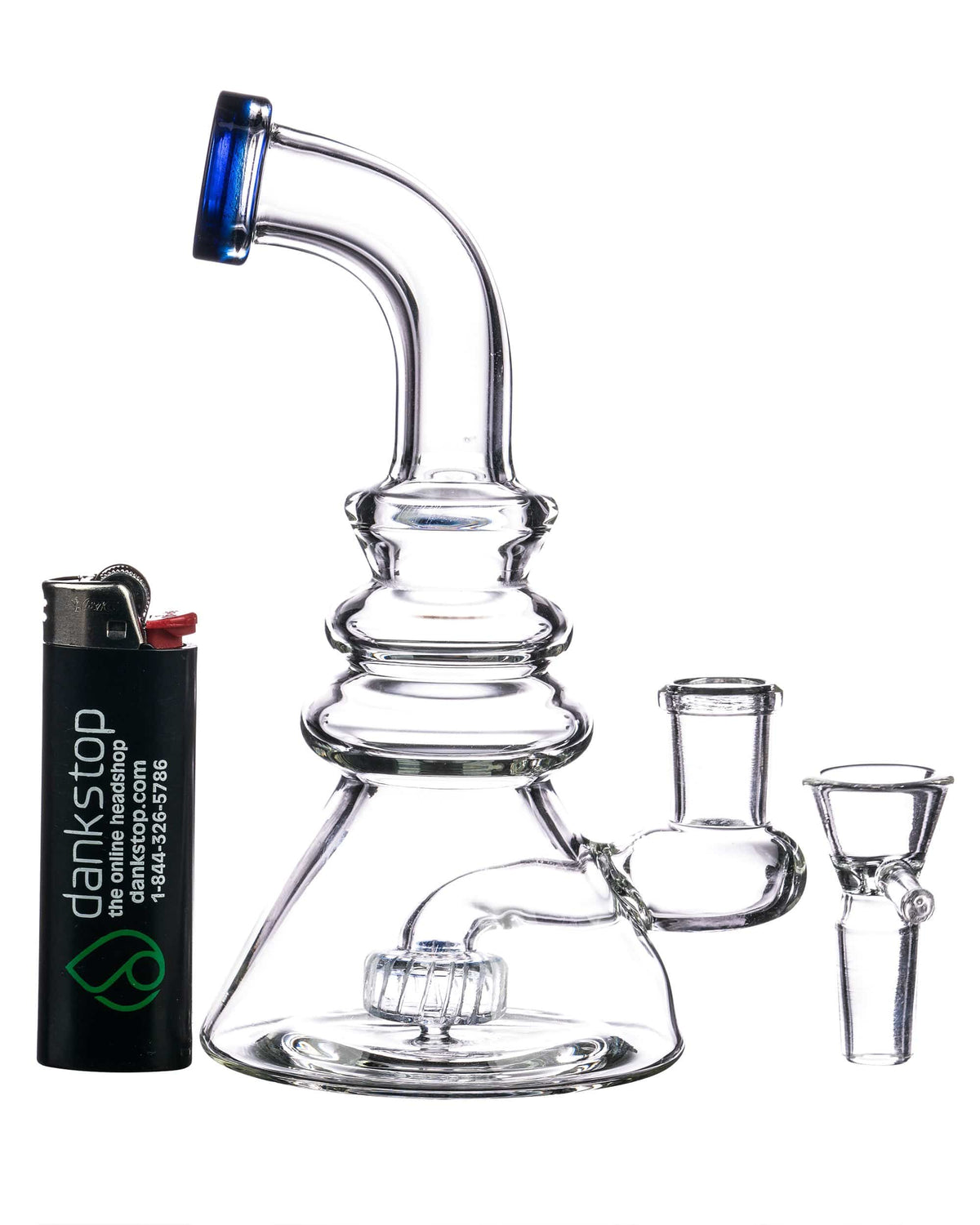 Triple Ring Mini Bong - view 15