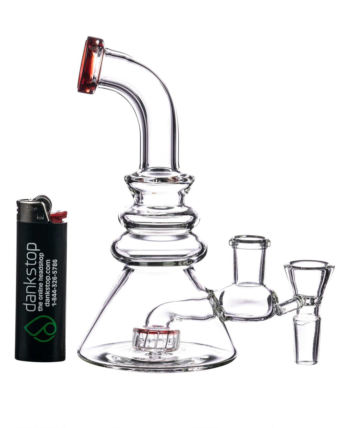 Triple Ring Mini Bong - view 5