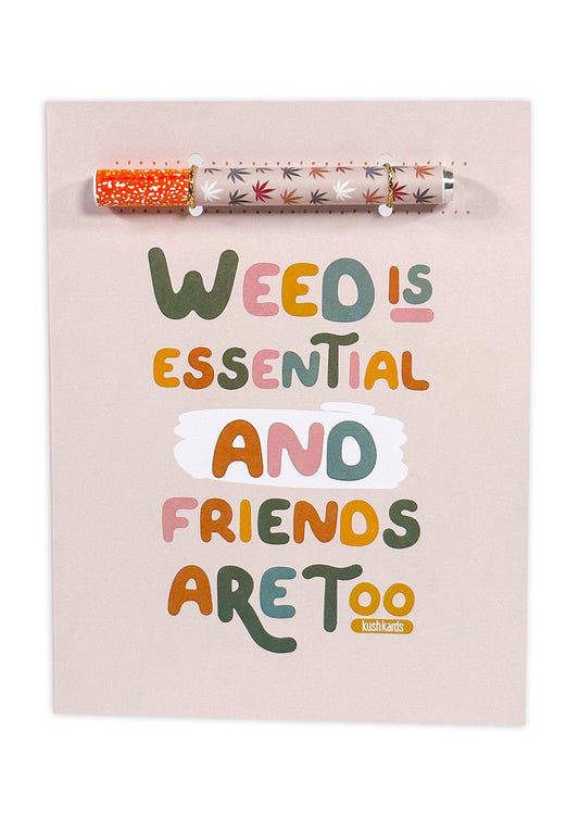 🤝 Essential Friends Cannabis Greeting Card - East Loud