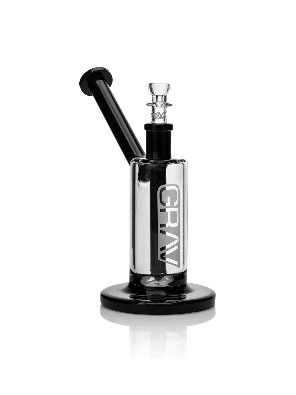 GRAV® Medium Upright Bubbler - Black Accents - East Loud