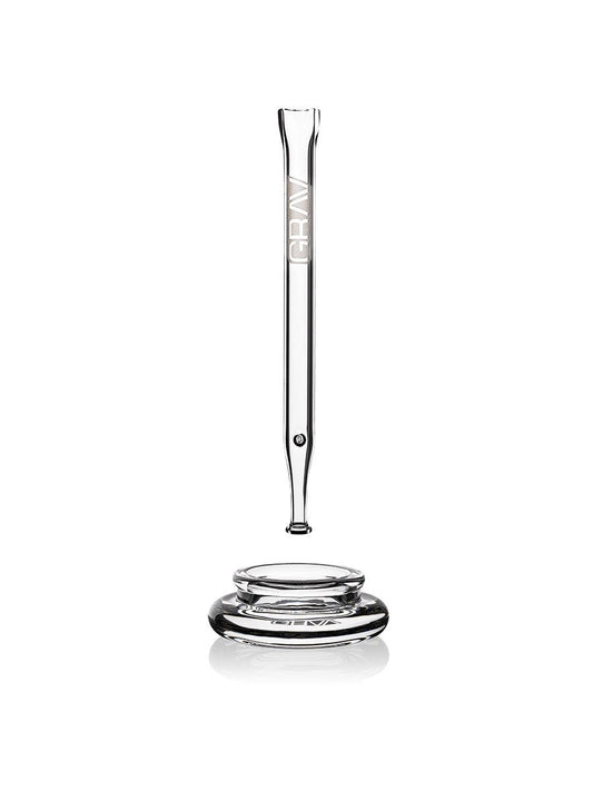 GRAV® Quartz Vape Straw with Dab Dish - East Loud