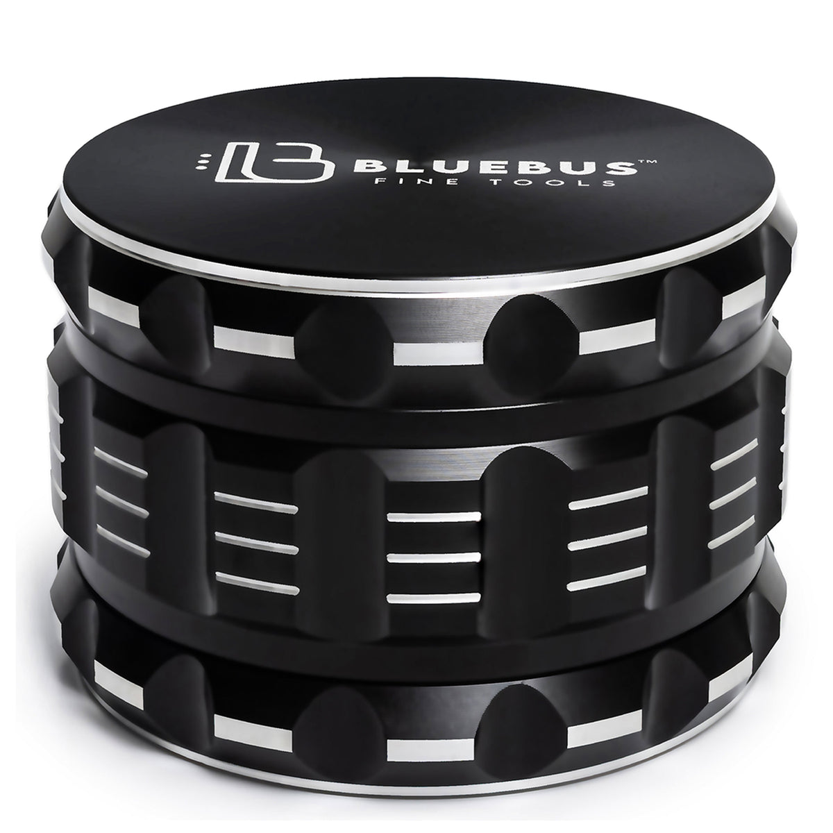 GAC 2.5" Ceramic herb Grinder Black - East Loud
