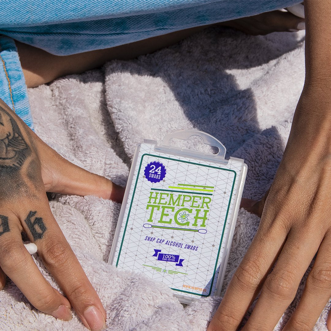 HEMPER Tech Snapcap Alcohol Swabs - view 3