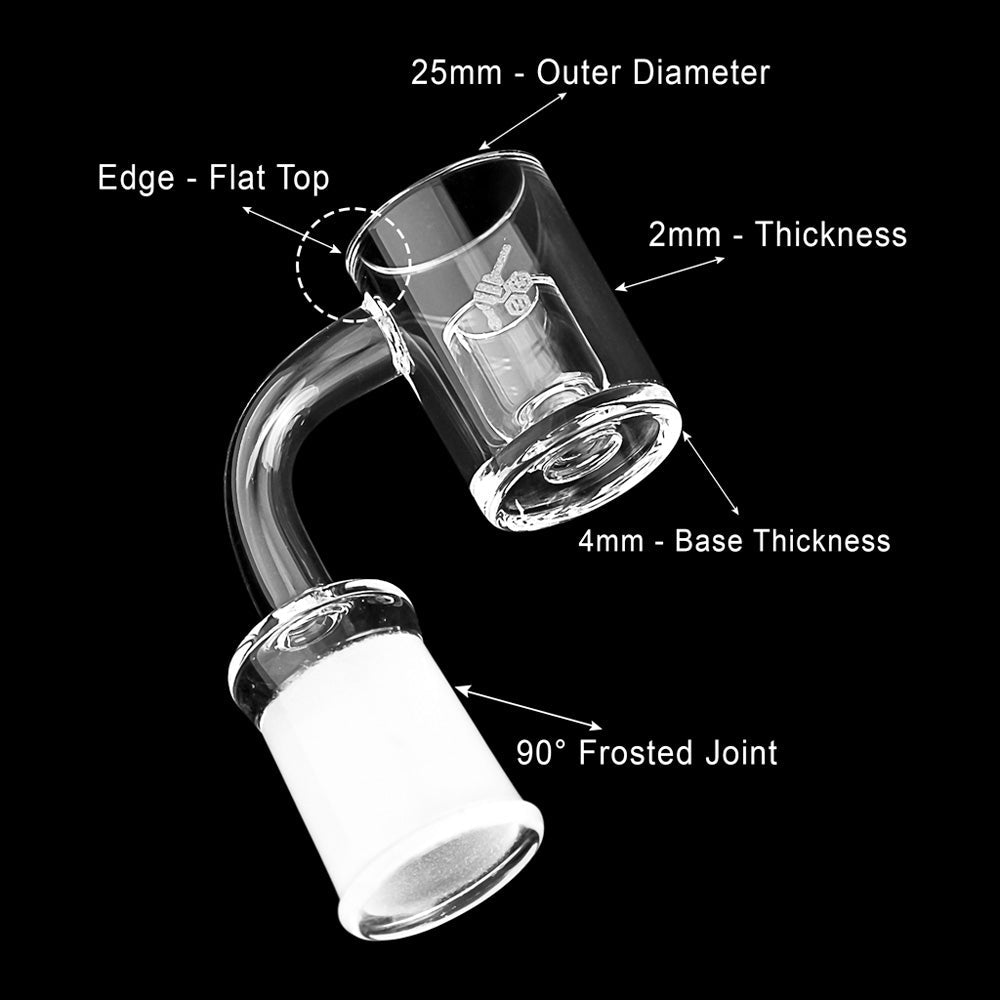 NECTAR CUP QUARTZ BANGER - 90° DEGREE | YL