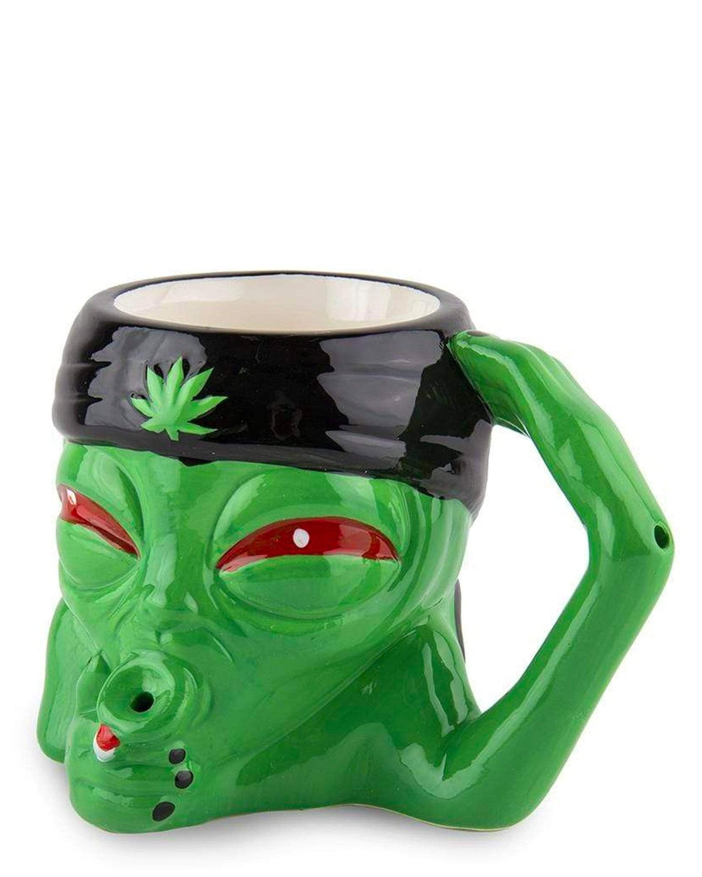 Alien Porcelain Mug - Green - East Loud