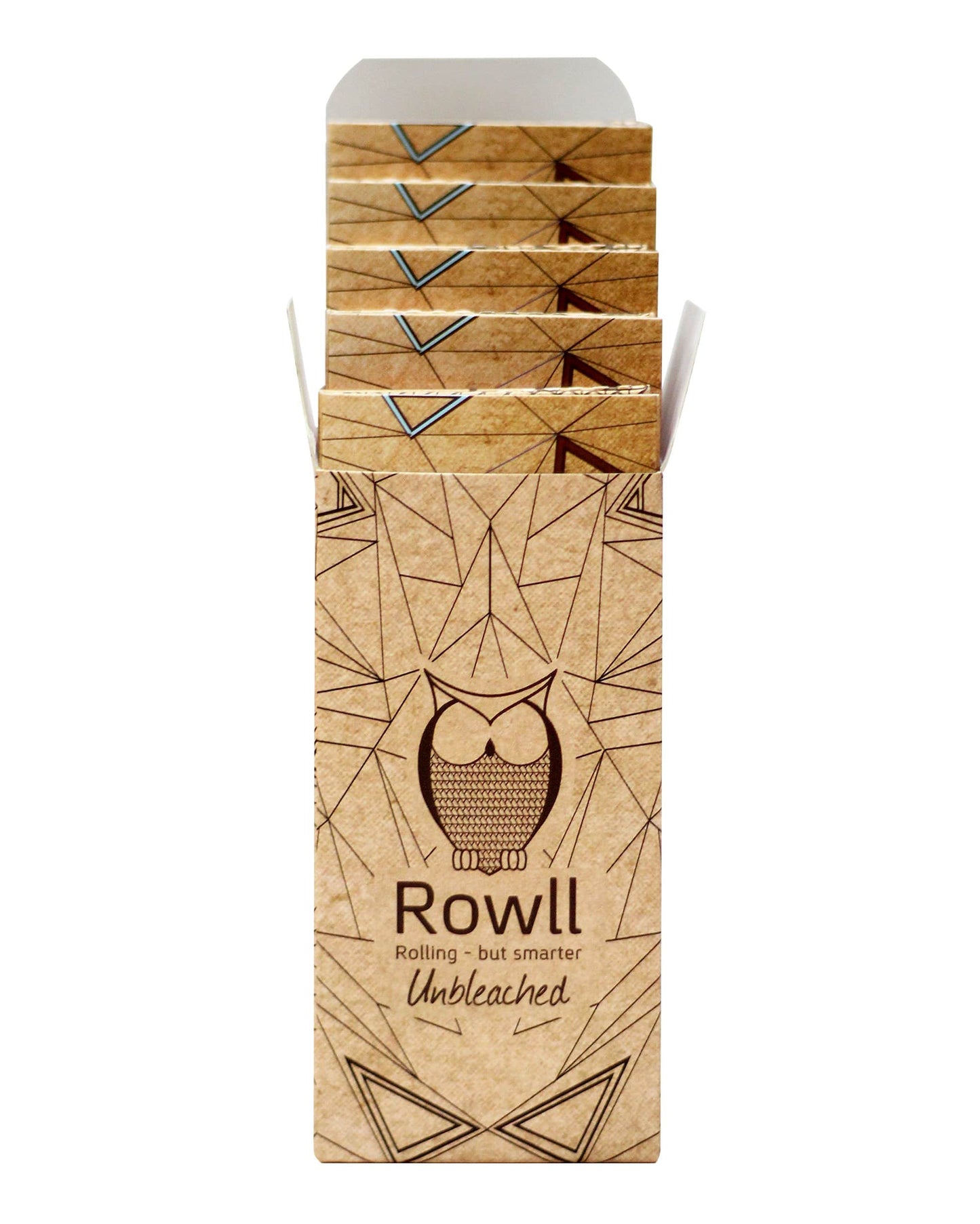Rowll - All In One Rolling Paper Kit w/ Grinder - Unbleached - Master Case (480 Packs) - view 3